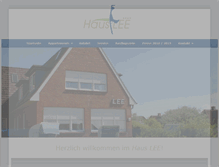 Tablet Screenshot of haus-lee-sylt.de
